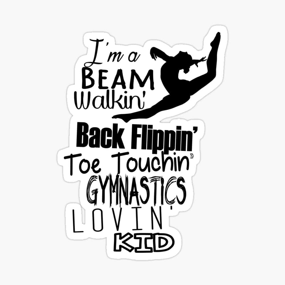 Download Cute Gymnastics Stars Quote Wallpaper  Wallpaperscom