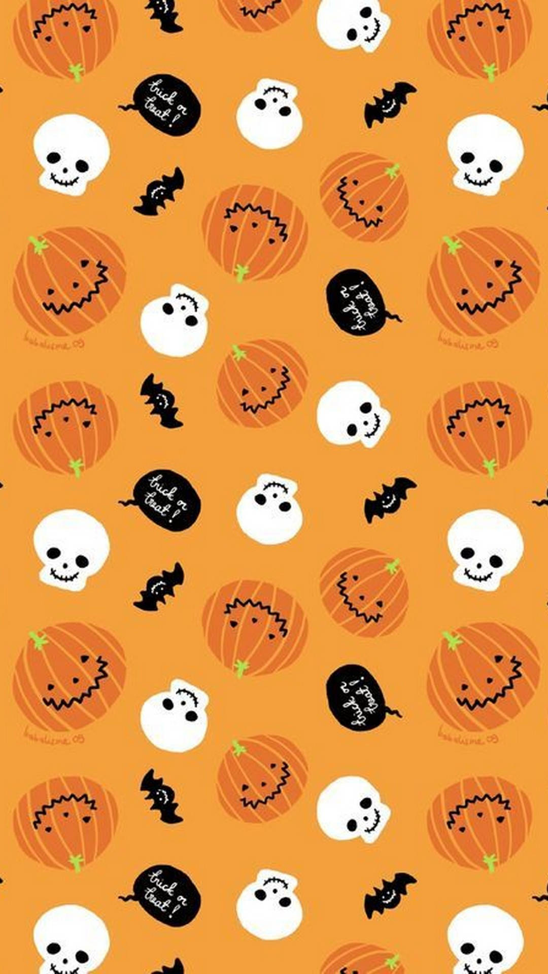 Cute Halloween Iphone Spooky Pattern