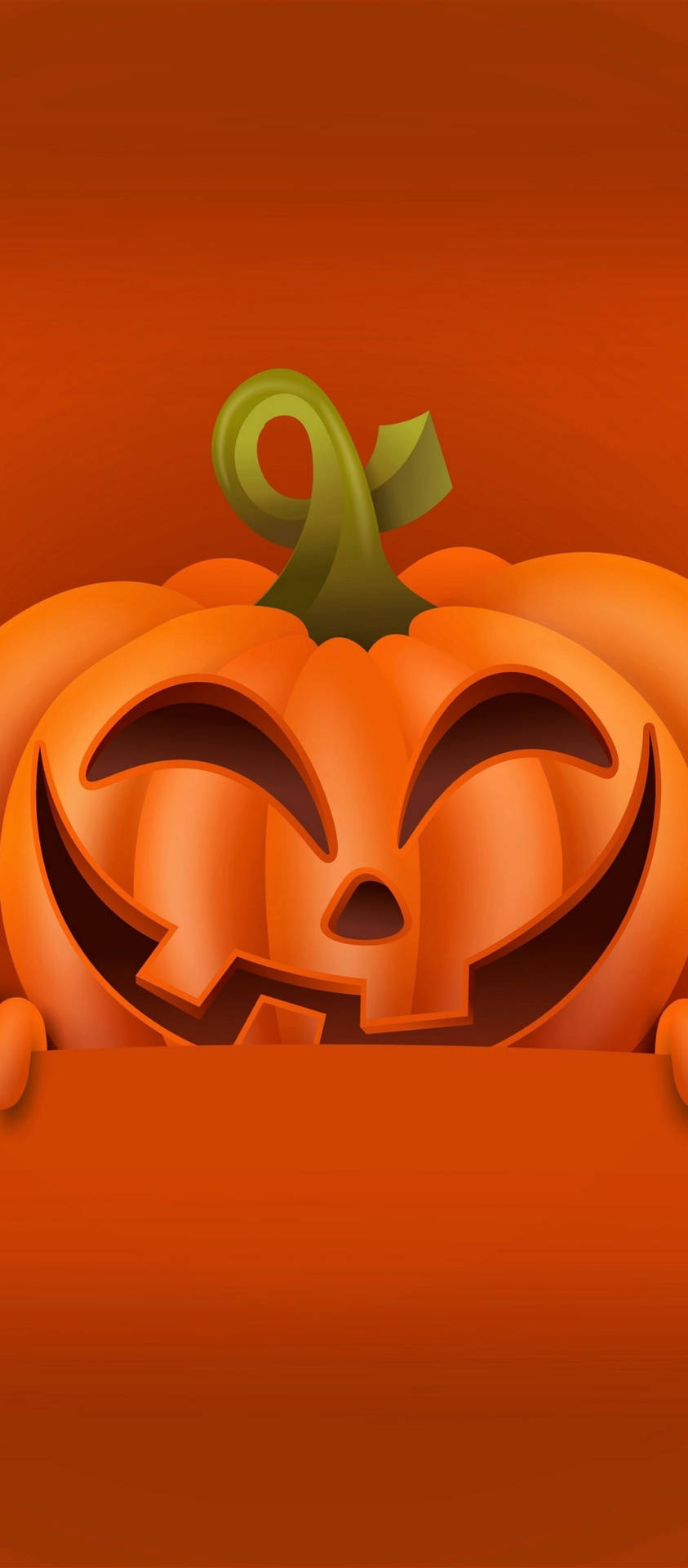 Dengeist Von Halloween Mit Einem Niedlichen Handyhülle Repräsentieren! Wallpaper
