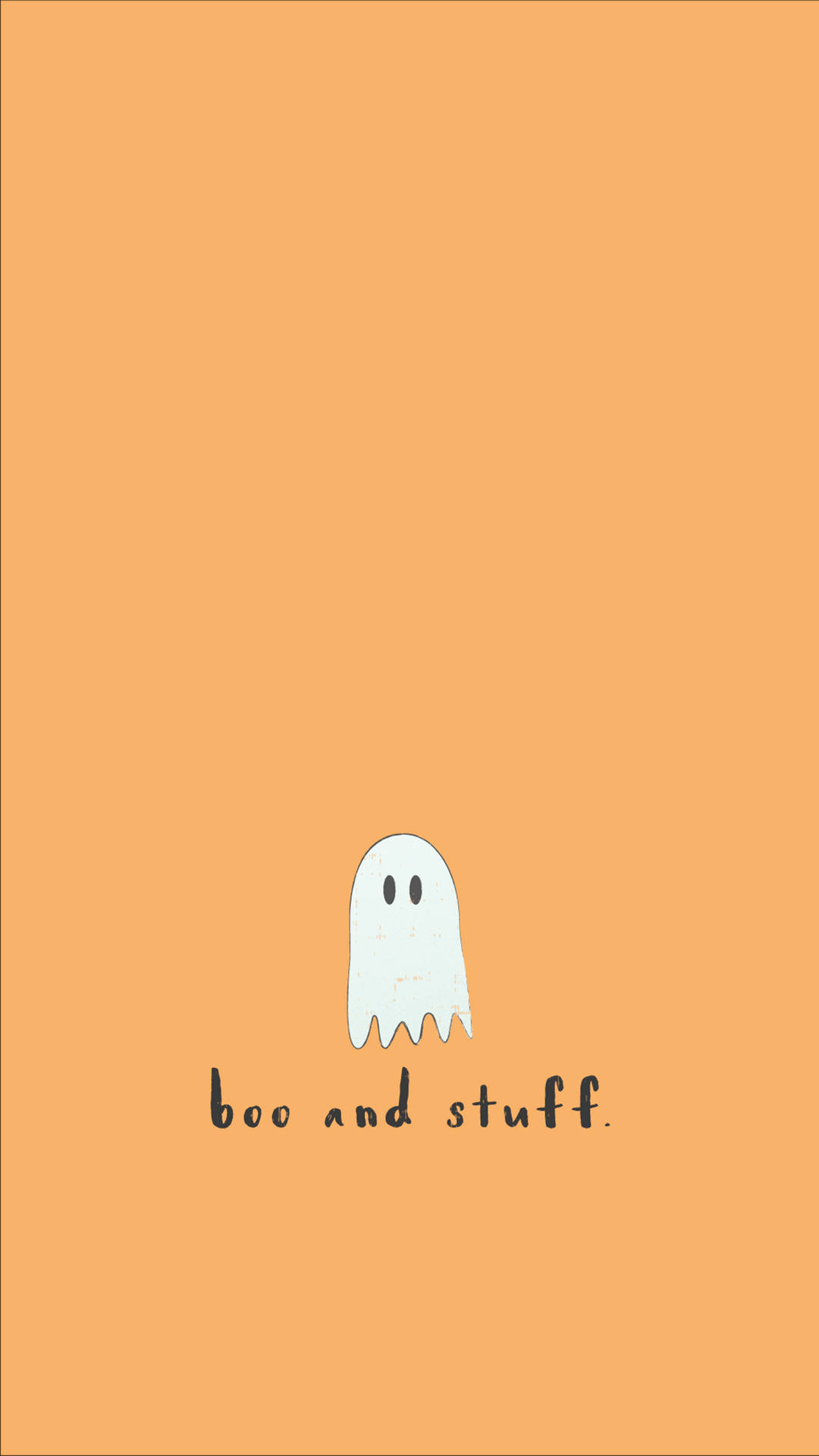 Cute Halloween Phone Ghost Boo And Stuff Wallpaper
