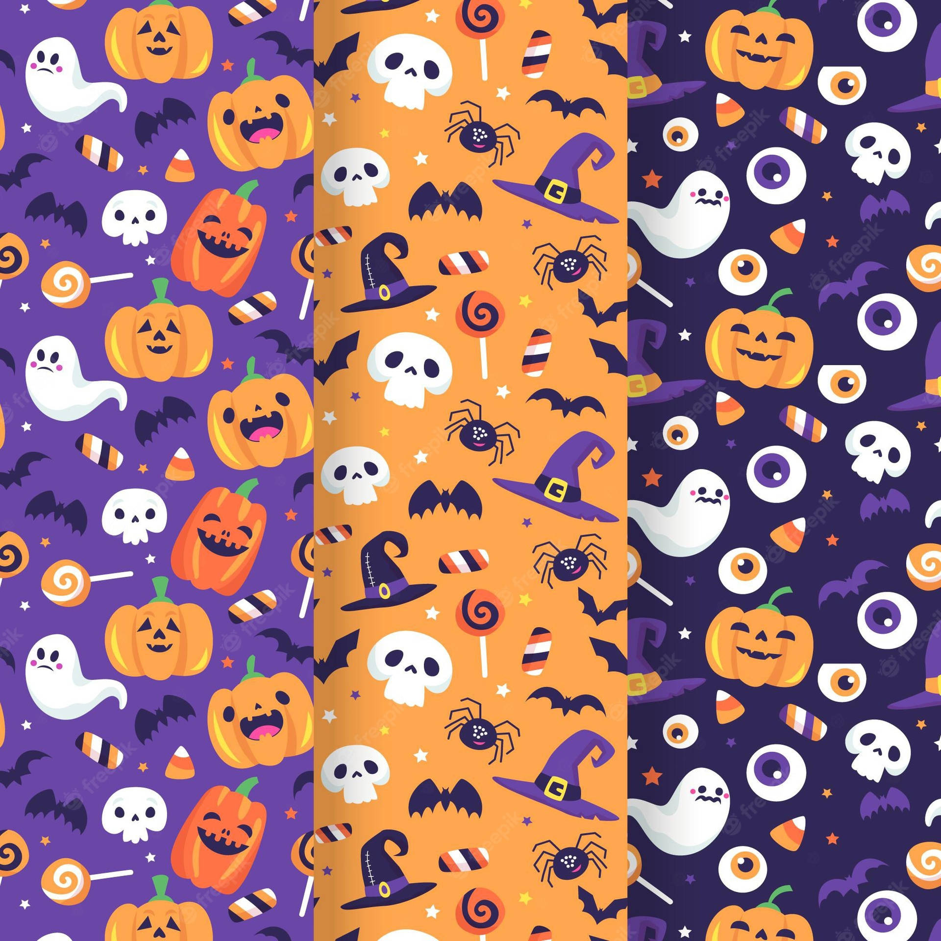 Enjoy the spirit of Halloween with this festive phone! Wallpaper
