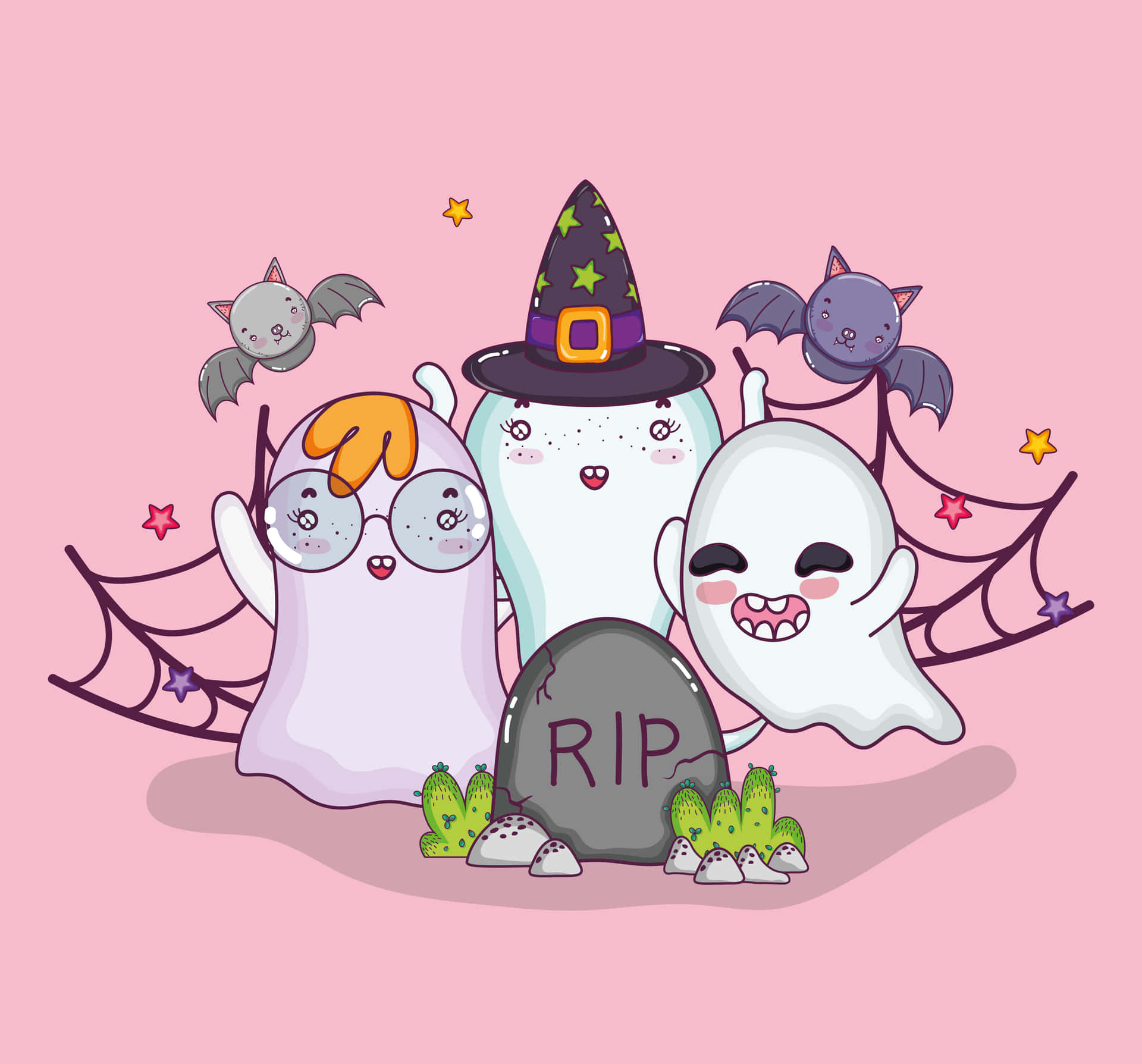 Feieredieses Süße Halloween Mit Spaß, Schrecken Und Pelzigen Freunden