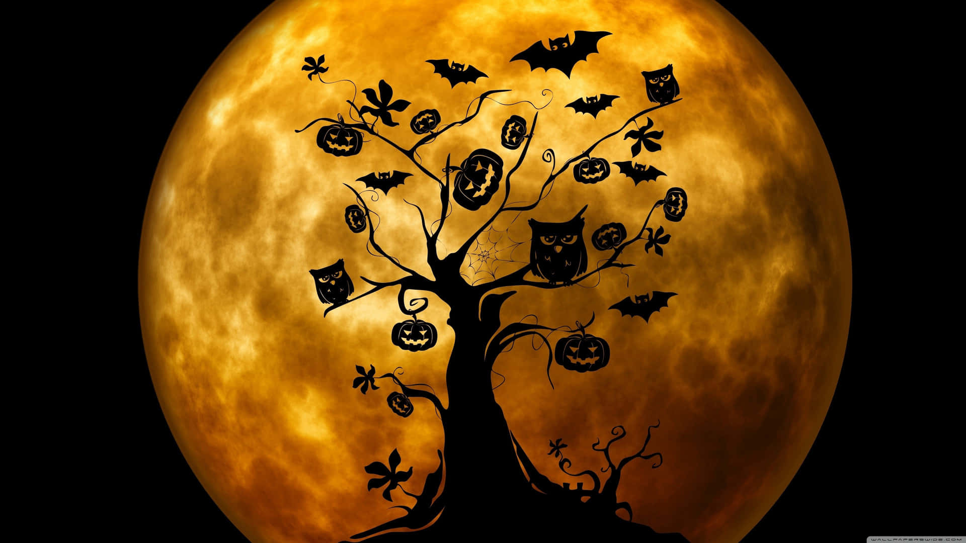 Halloweenbaum Hintergrundbild Hd