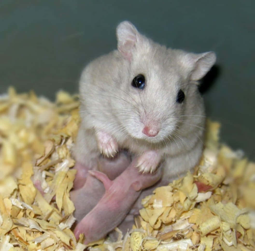 Cute Sitting Hamster Pictures