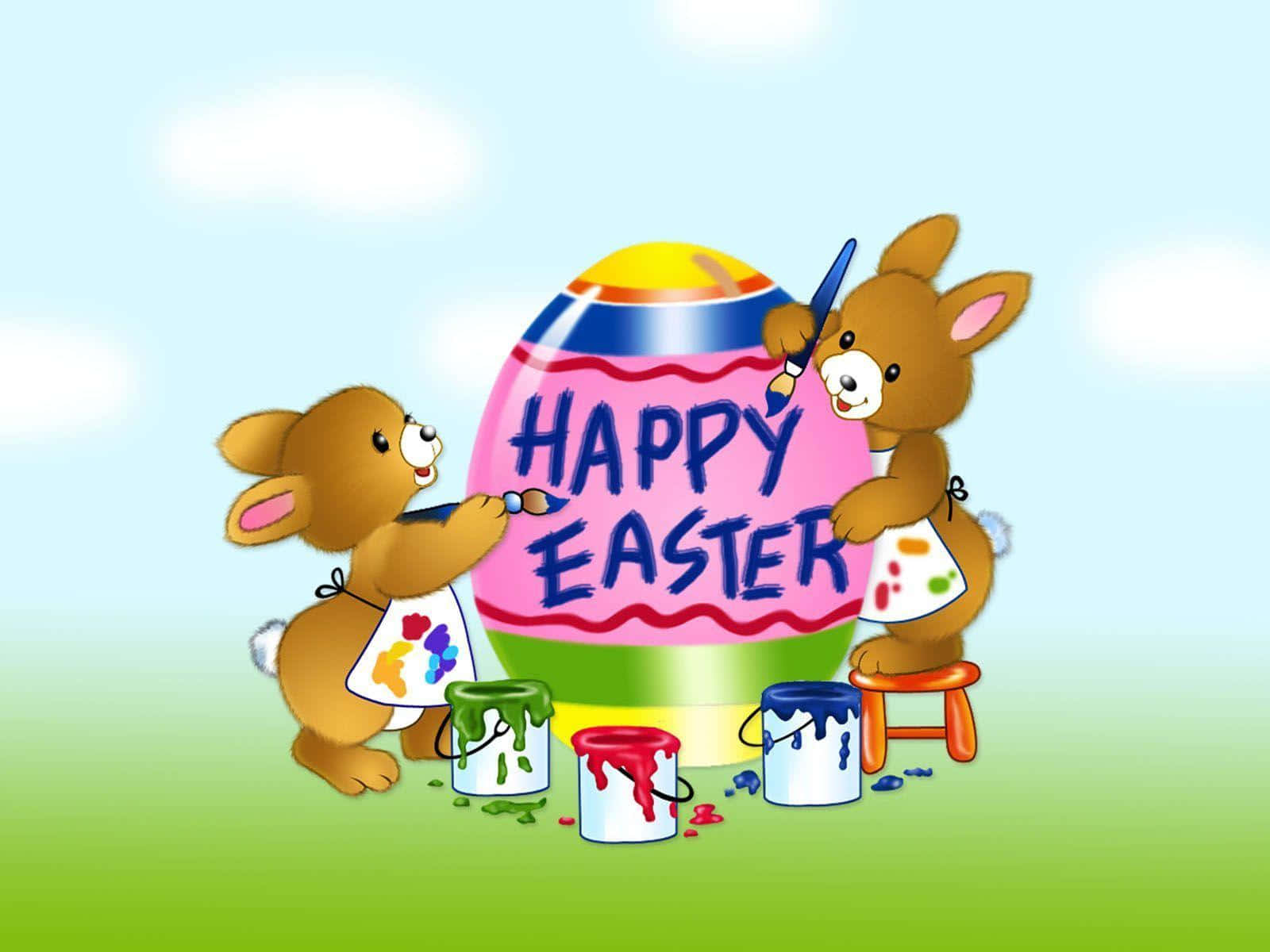Celebraquesta Pasqua Con Dolci E Felici Ricordi! Sfondo