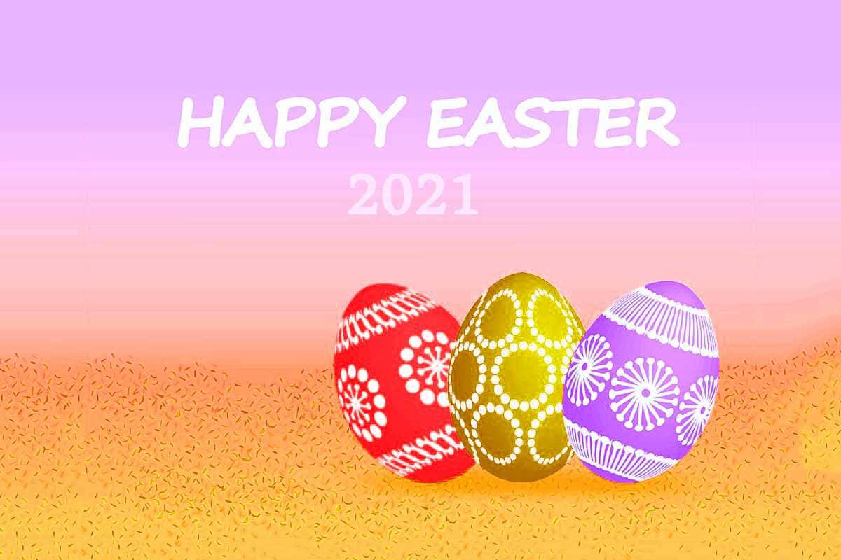 "Wishing you a very Cute and Happy Easter!" Wallpaper