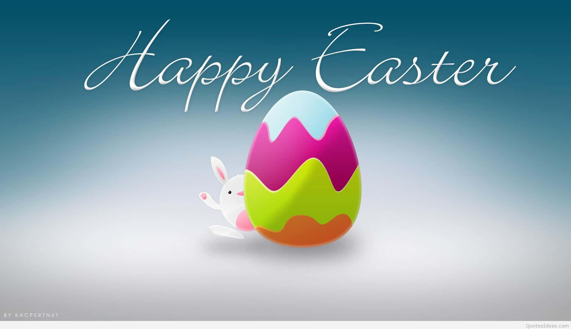 Celebrate Easter with this Cute Happy Easter image! Wallpaper
