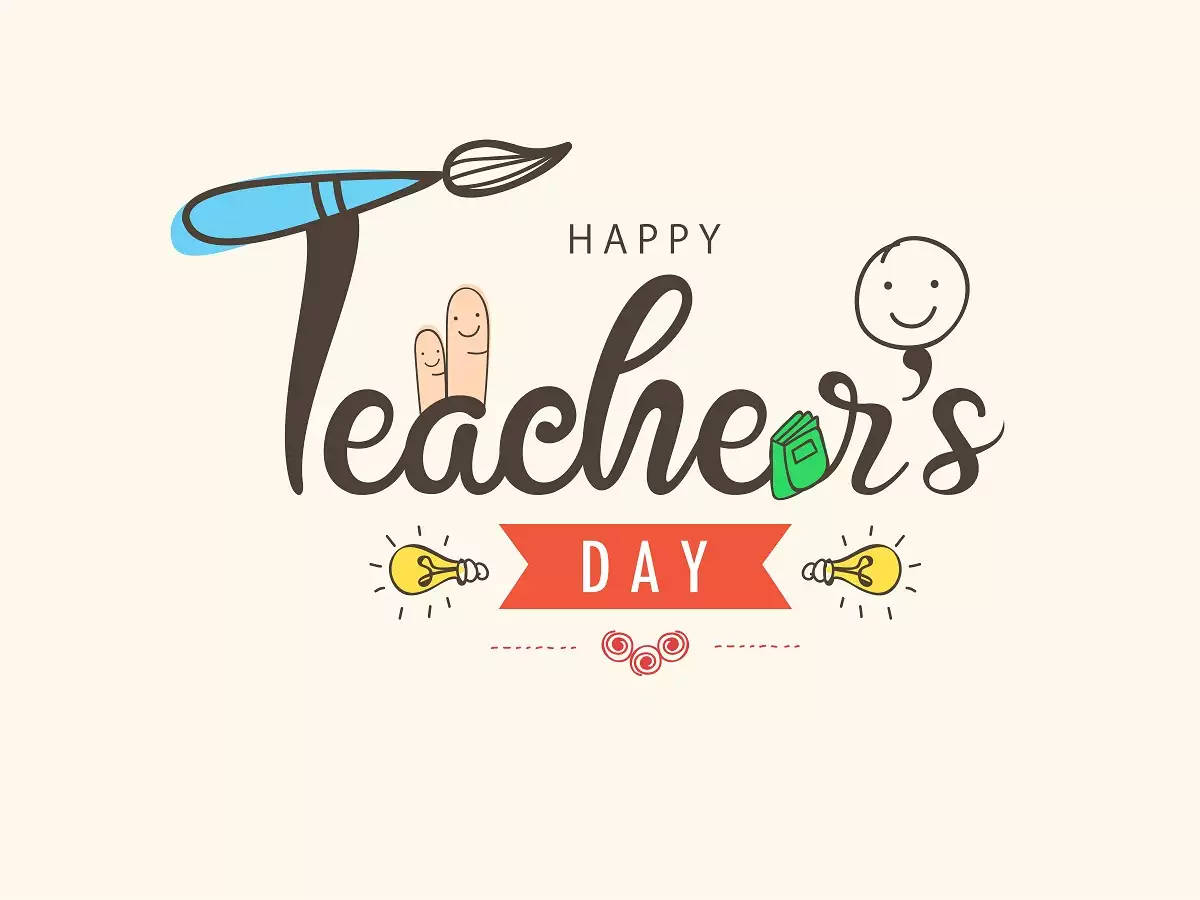 Cute Happy Teachers' Day Wallpaper