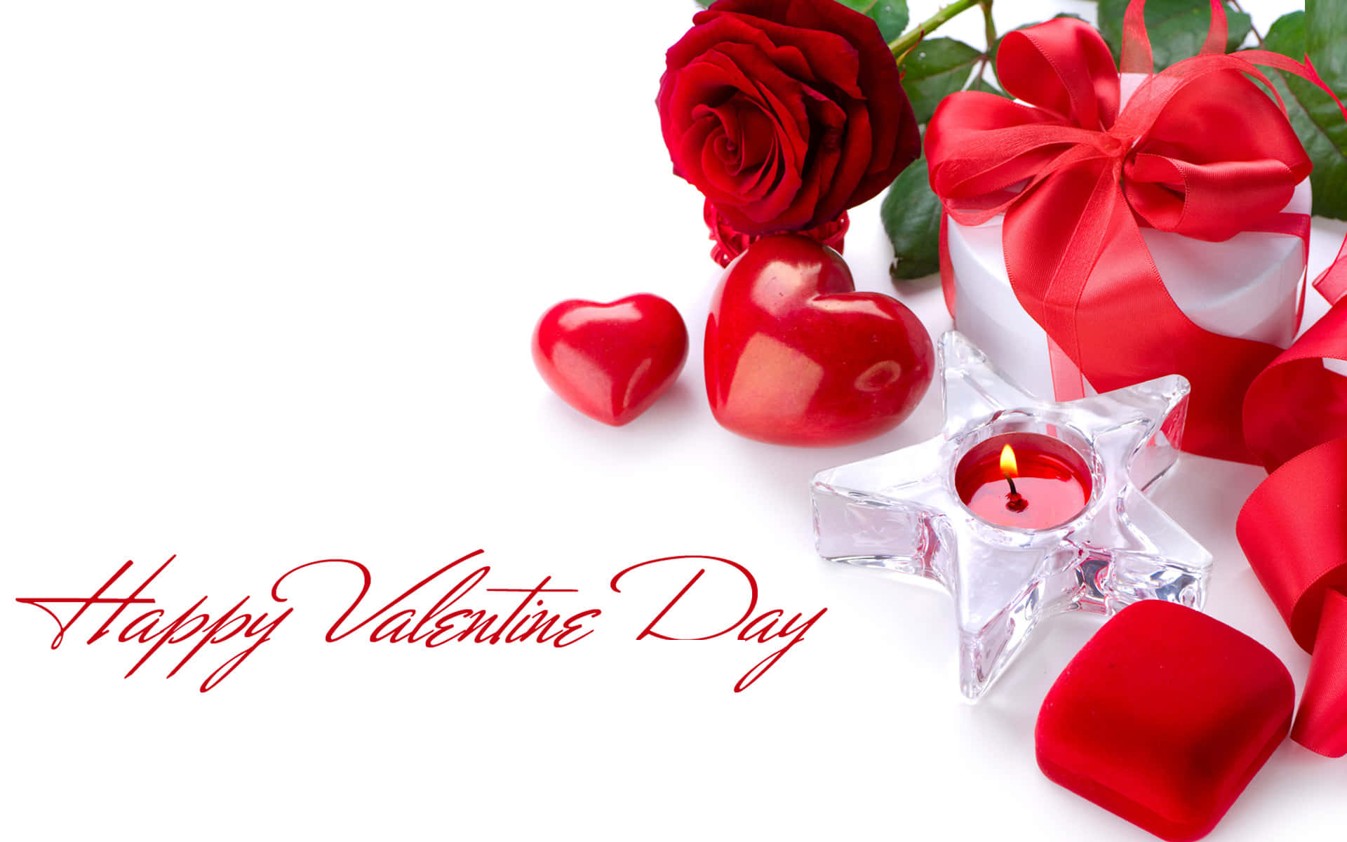 Fejre Valentins Dag Med Kærlighed Og Glæde! Wallpaper