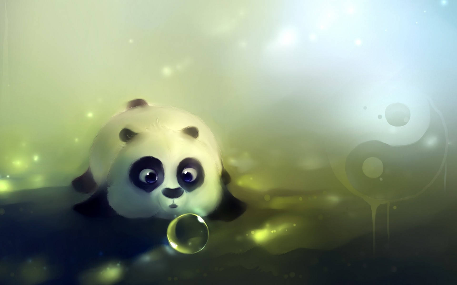 Niedlicheshd-bild Von Einem Panda Wallpaper