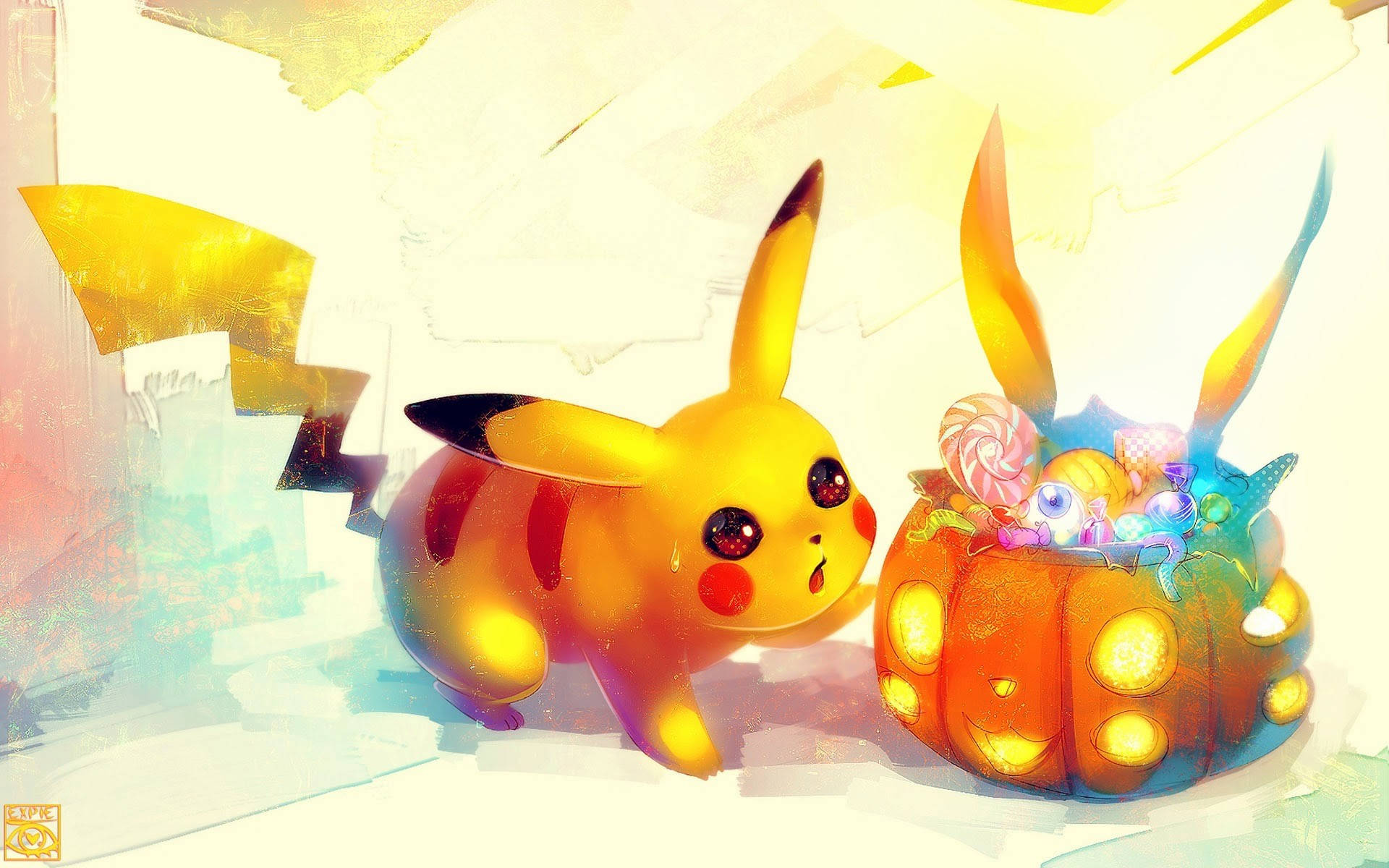 Cute Hd Pikachu Drawing Wallpaper