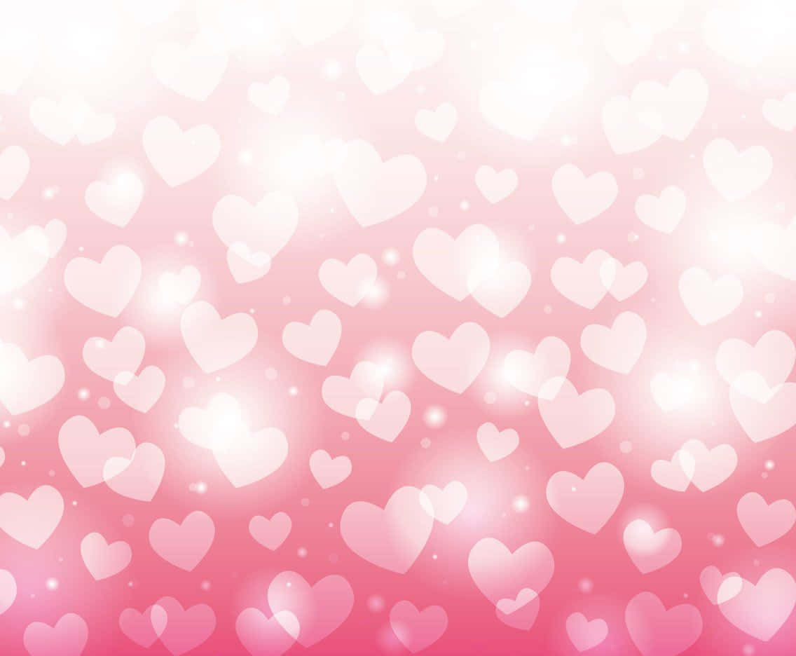 A cute heart on a pink background!
