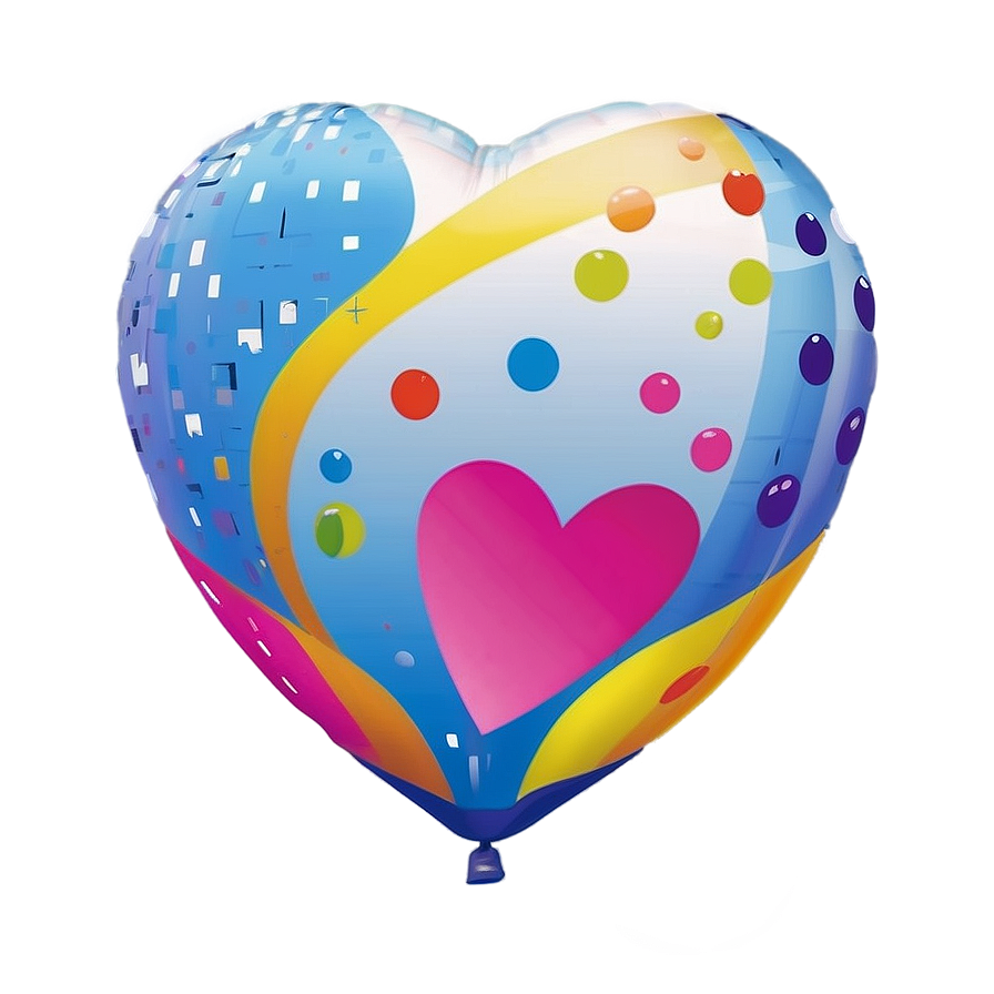 Cute Heart Balloon Png Swr PNG