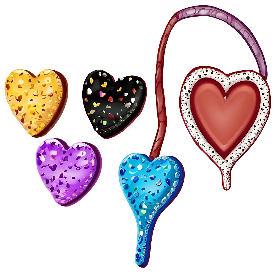 Cute Heart Doodle Png 05232024 PNG
