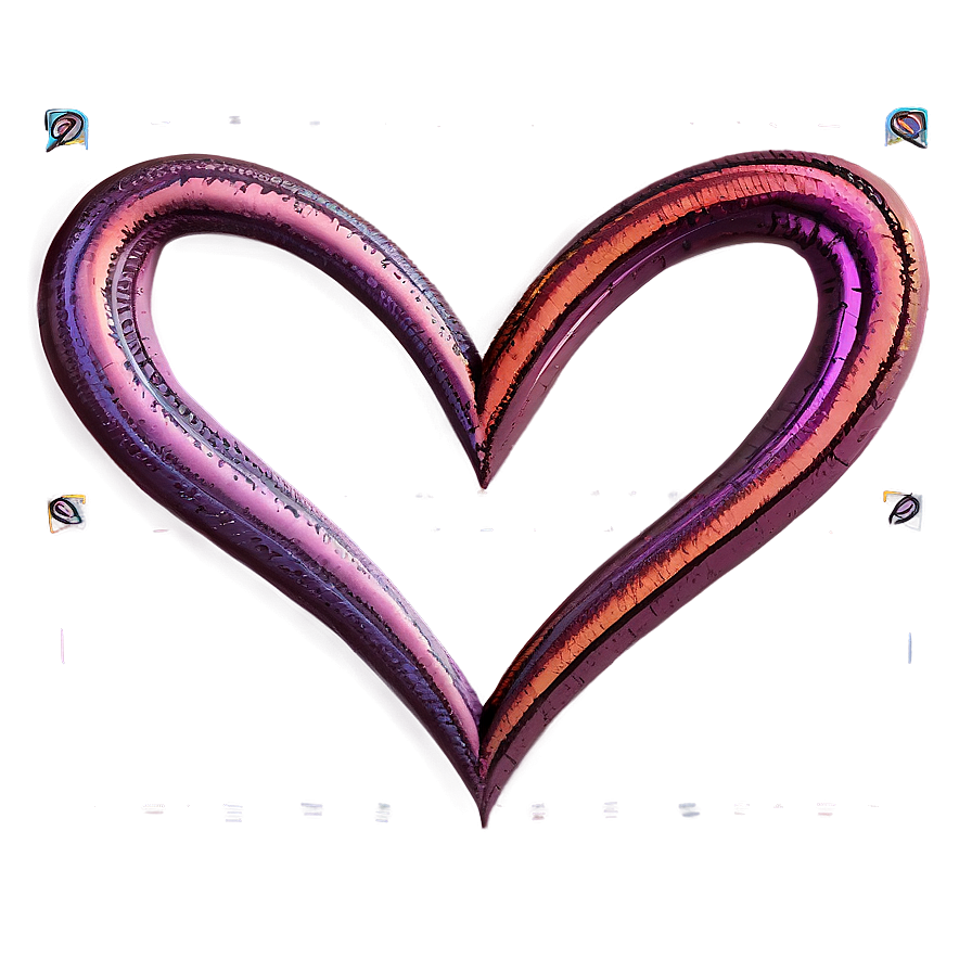 Cute Heart Drawing Png 72 PNG