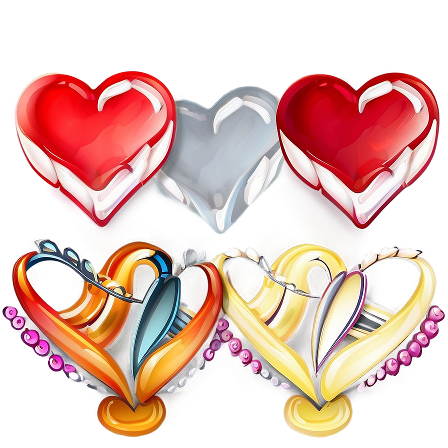 Cute Heart Graphic Png 05232024 PNG
