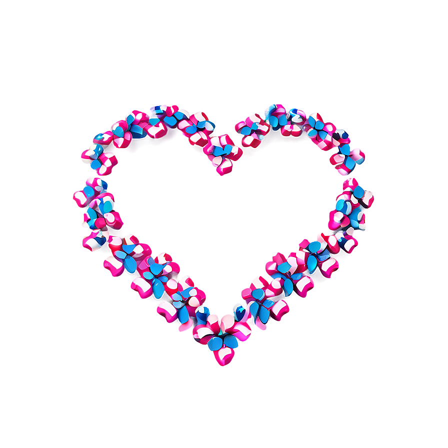 Cute Heart Pattern Png 36 PNG