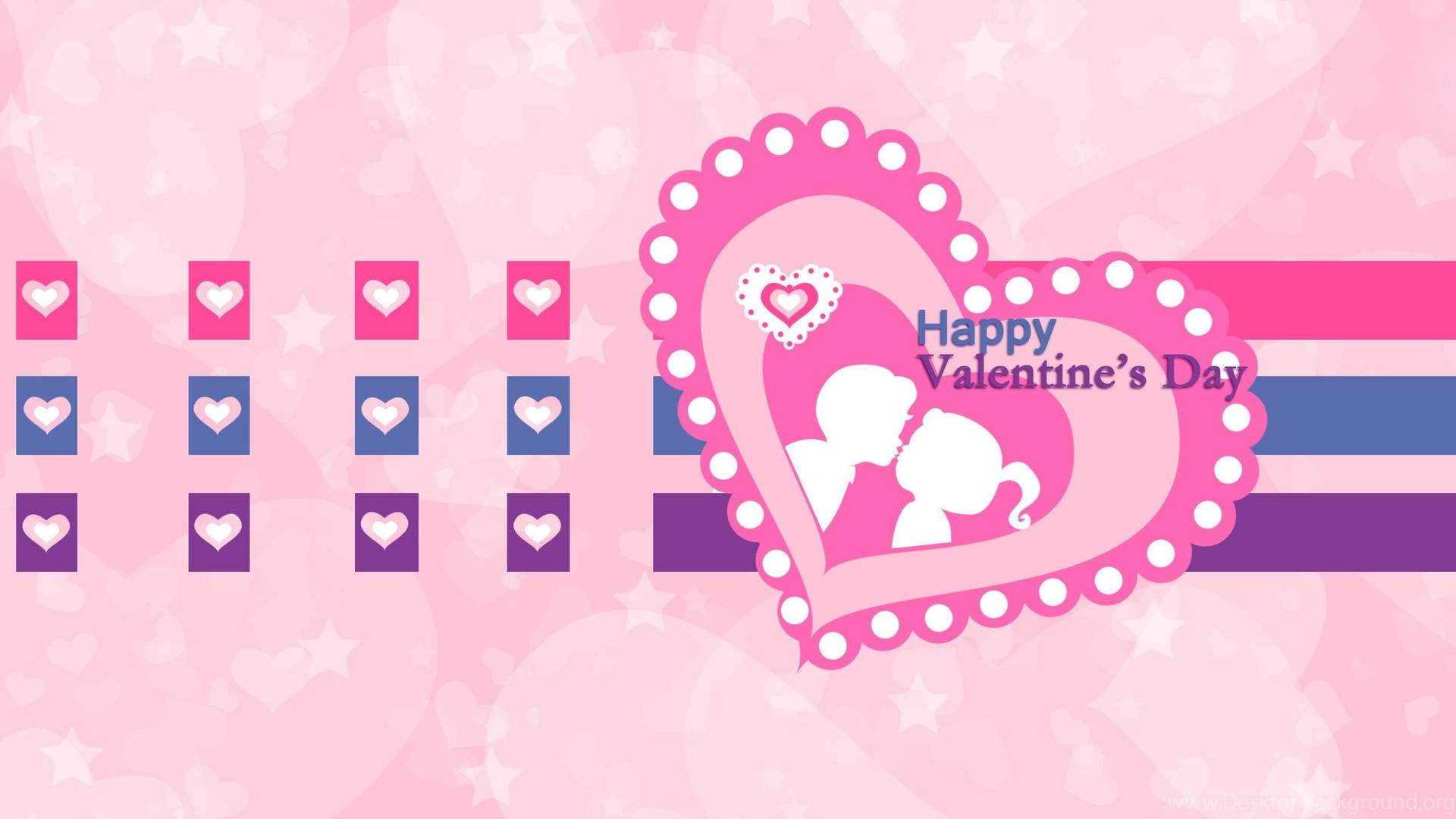 Sød hjerte Valentins Desktop Wallpaper