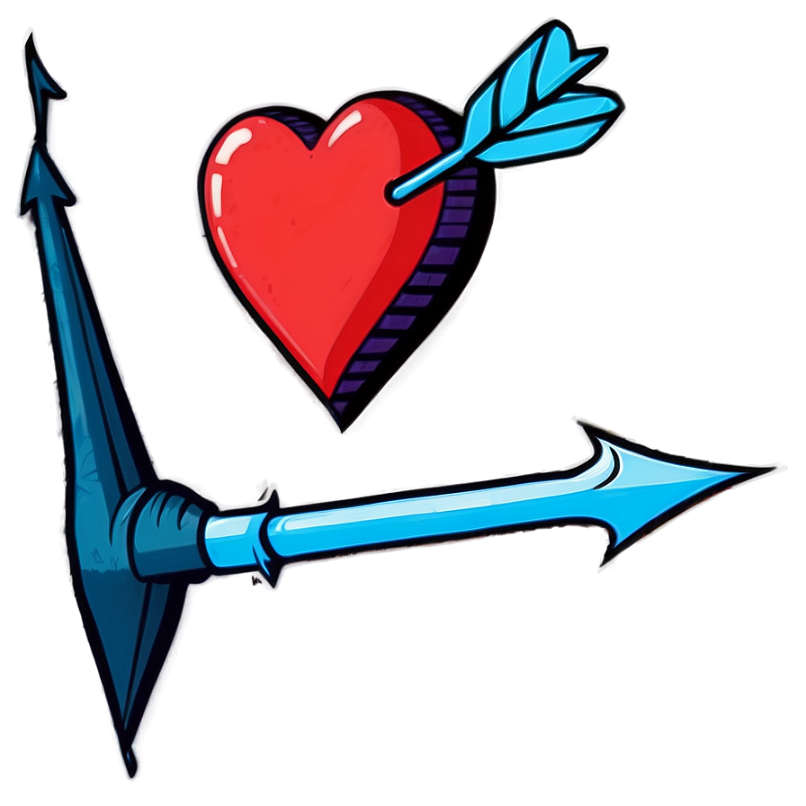 Cute Heart With Arrow Png Qtu27 PNG