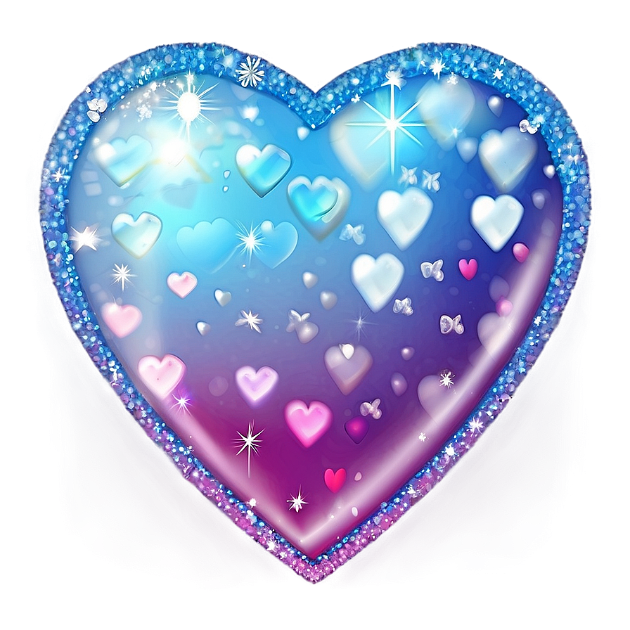 Cute Heart With Sparkles Png Bny PNG