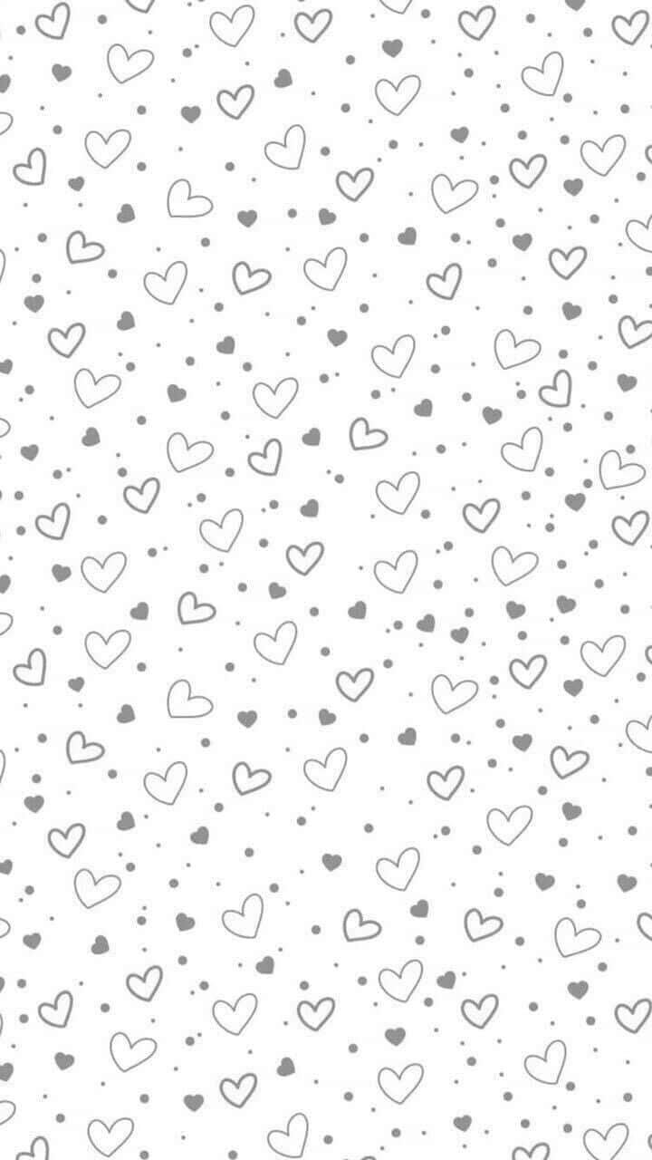 A Collection of Adorable Colorful Hearts Wallpaper