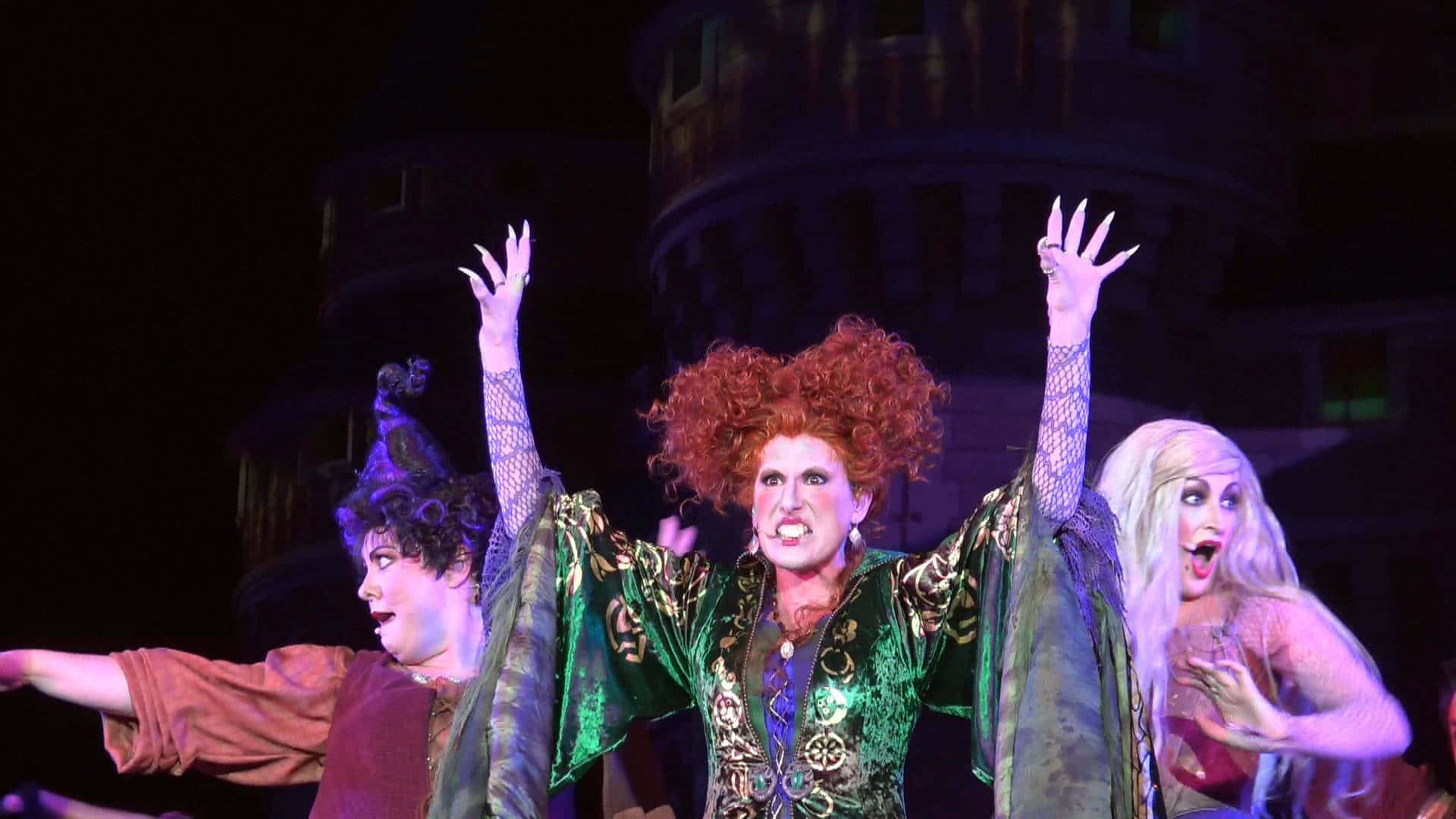 Cute Hocus Pocus Live Stage Play Wallpaper