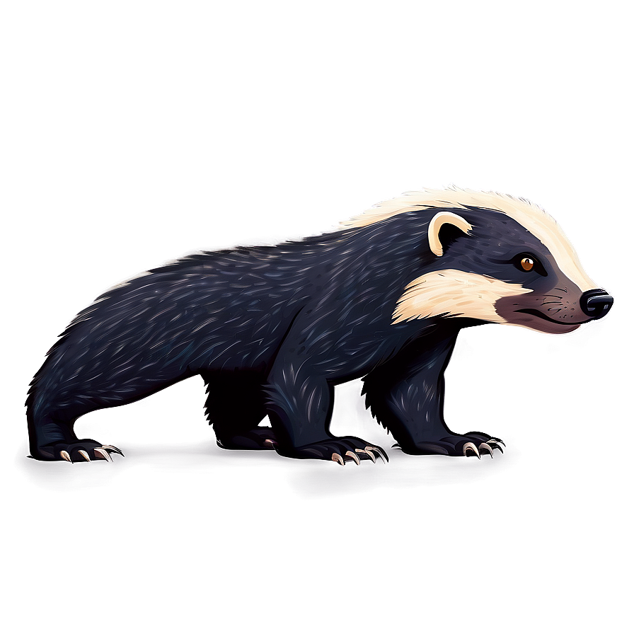 Download Cute Honey Badger Cartoon Png Wmg21 | Wallpapers.com