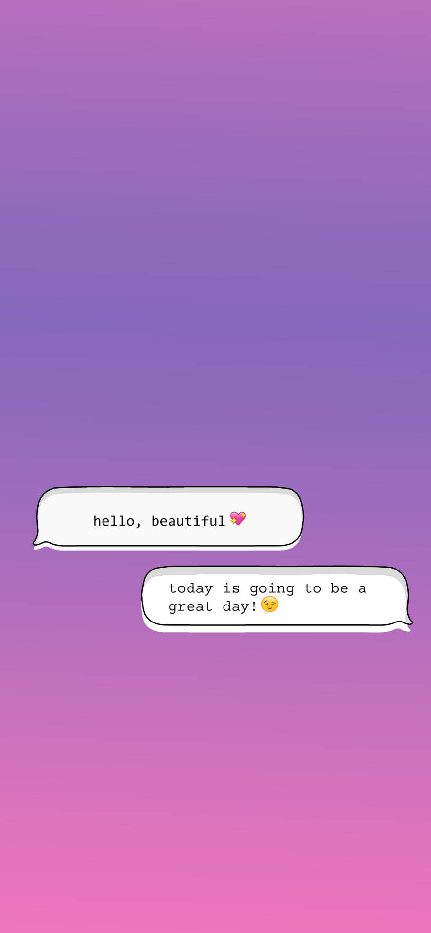 Cute Instagram Conversation Wallpaper