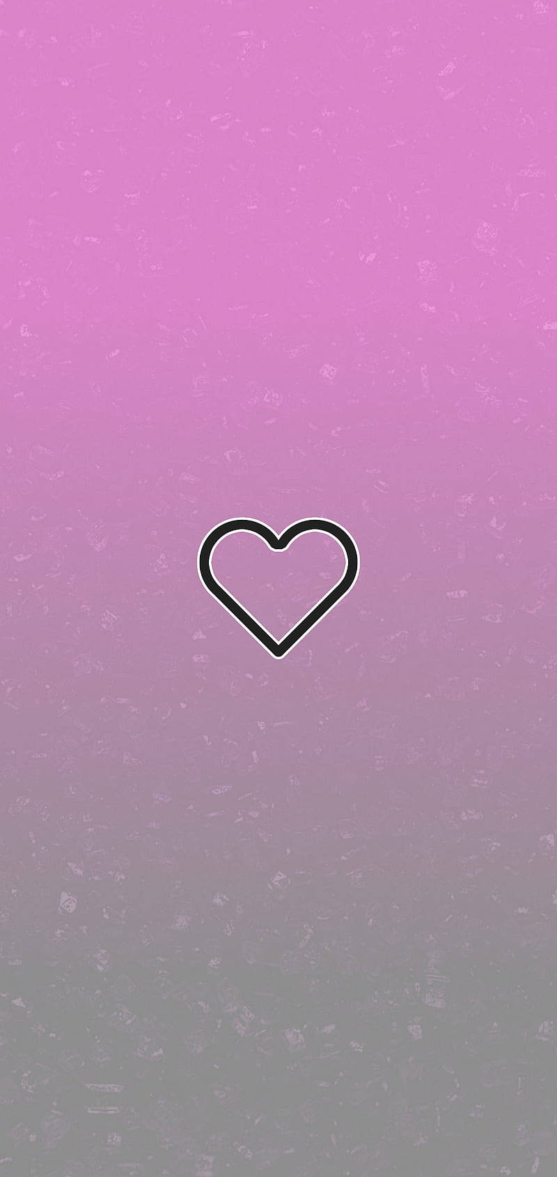 Cute Instagram Heart On Gradient Background Wallpaper