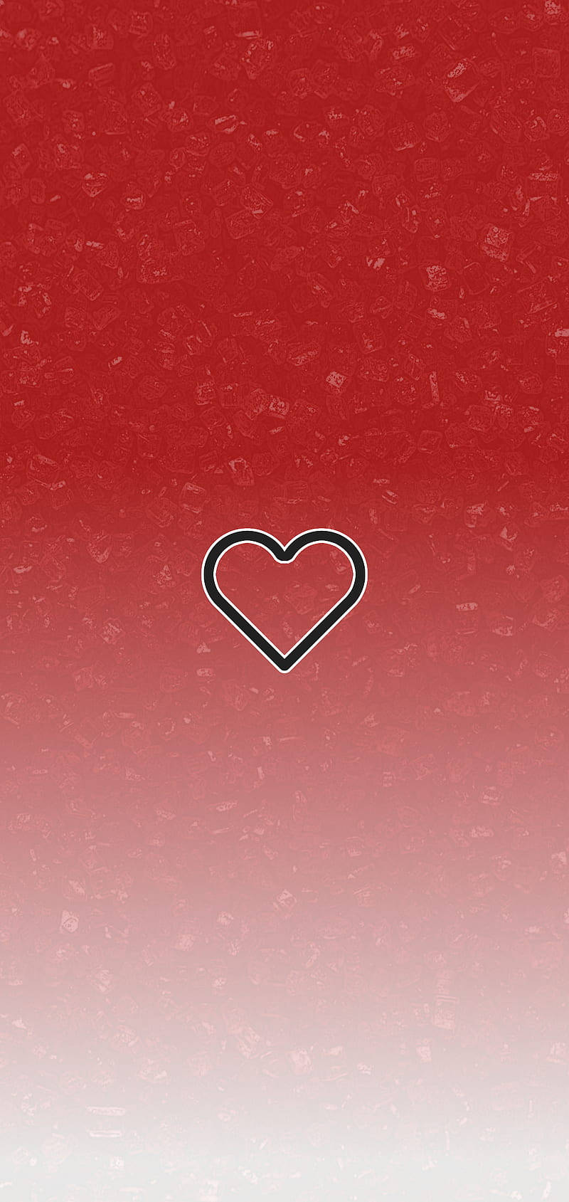 Cute Instagram Heart On Red Wallpaper