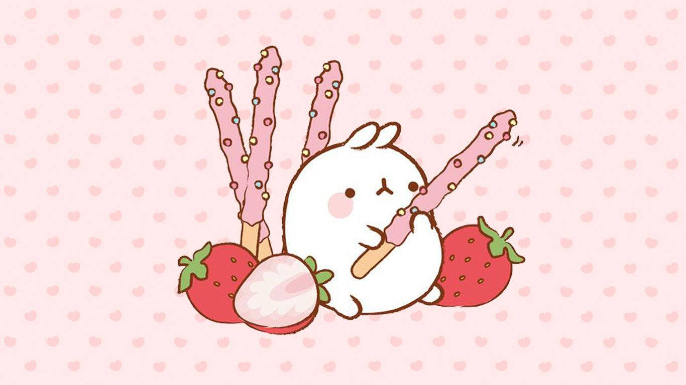 Cute Ipad Strawberry Background