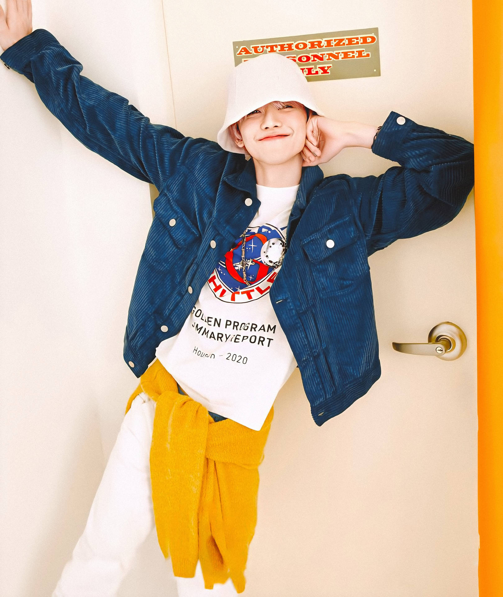 Cute Jaemin NCT With Bucket Hat Wallpaper