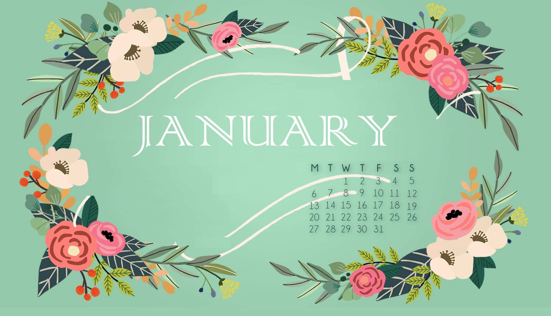 Start the New Year with a Cute January Wallpaper