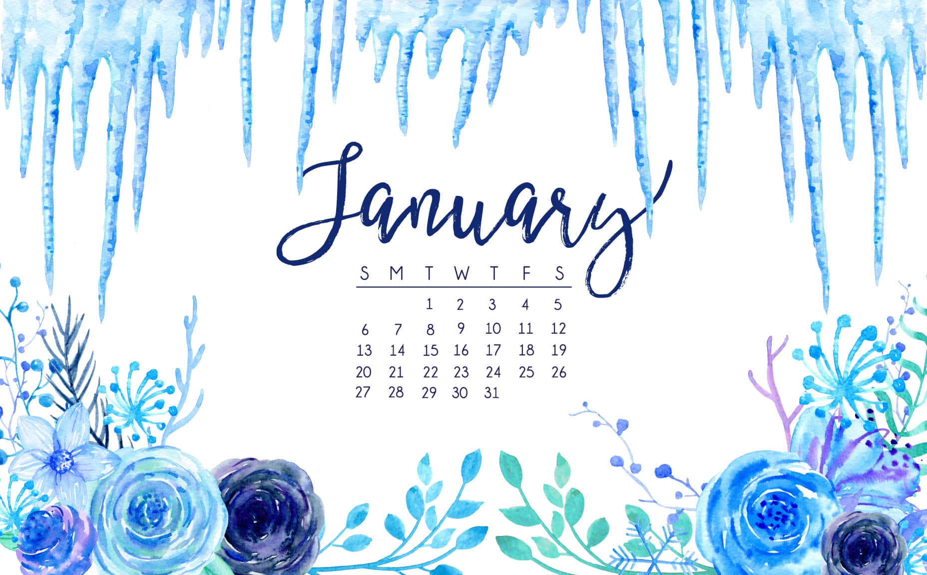 Celebrate the joy of January with a Cute January Wallpaper