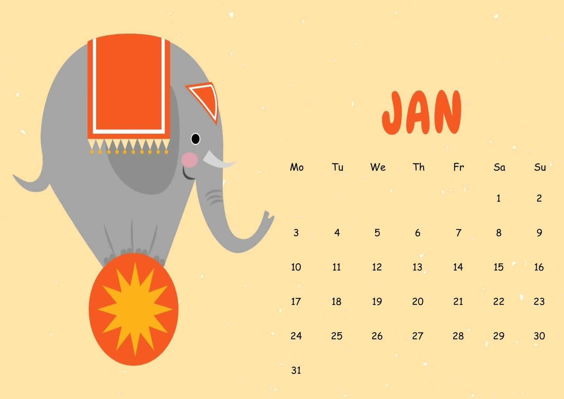Celebrate January with smiles and love Wallpaper