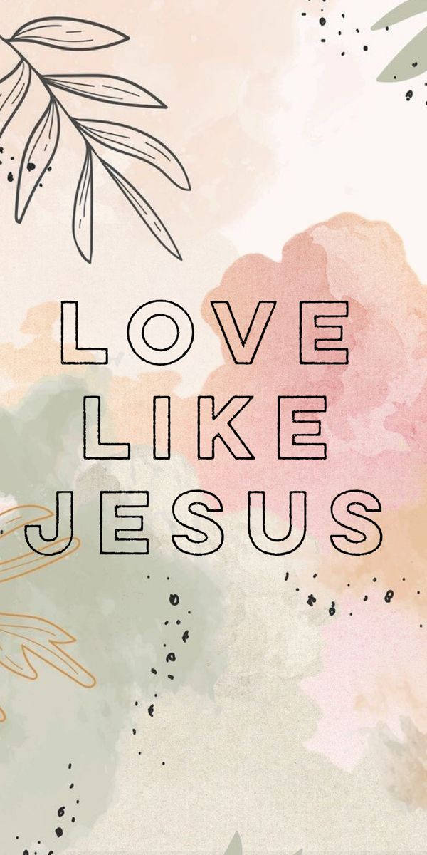 Cute Jesus Love Like Wallpaper