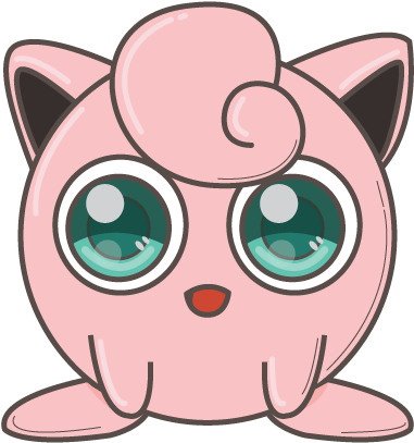 Cute Jigglypuff Illustration.png PNG