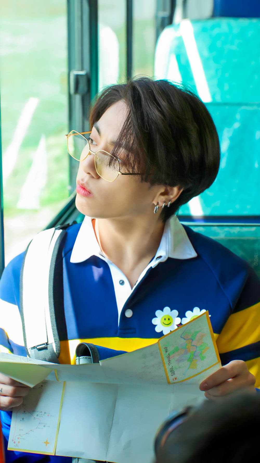 Cute Jungkook With Glasses Wallpaper