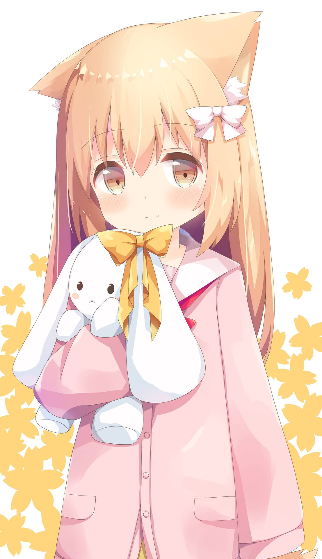 Cute Kawaii Anime Little Foxgirl Wallpaper