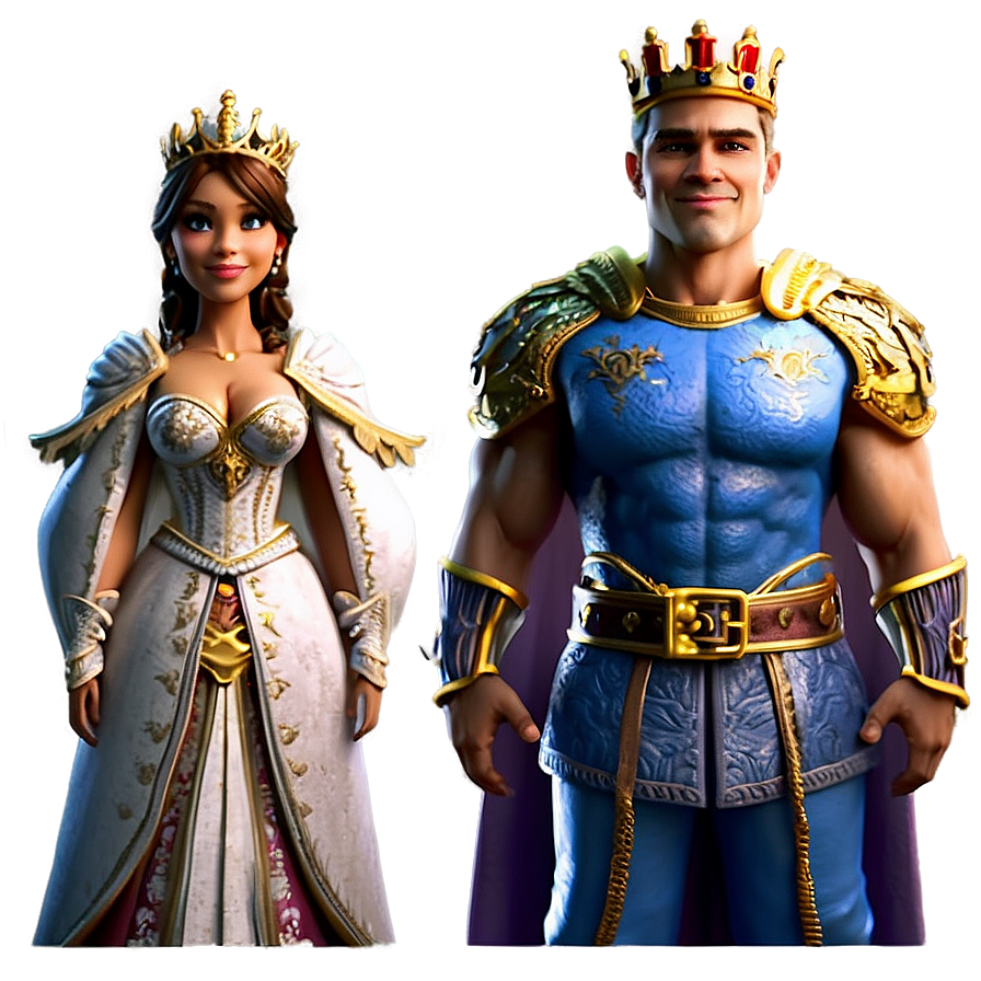 Cute King And Queen Png 23 PNG