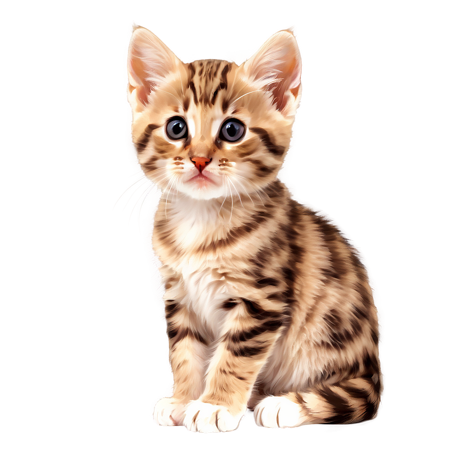 Cute Kitten Clipart Png A PNG