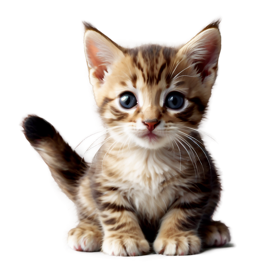 Cute Kitten Clipart Png B PNG