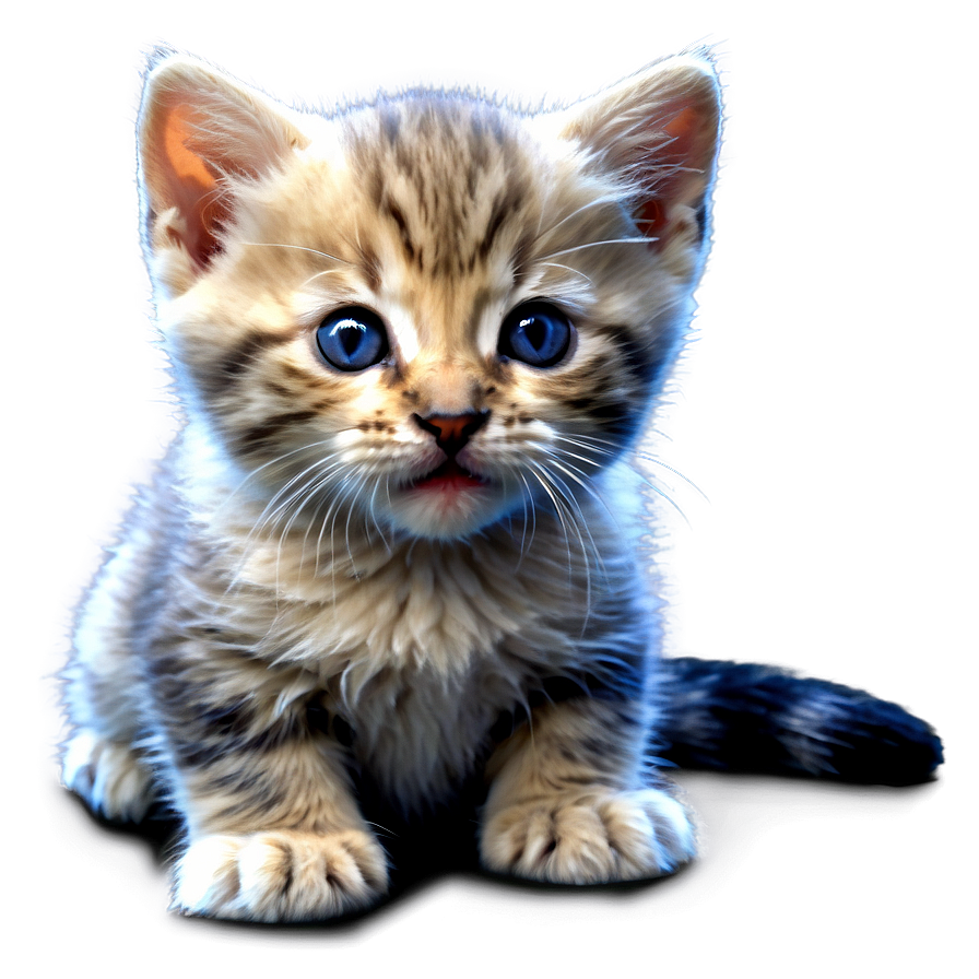 Cute Kitten Clipart Png D PNG