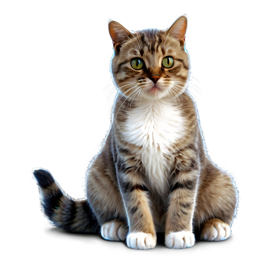 Cute Kitty Clipart Png 06242024 PNG