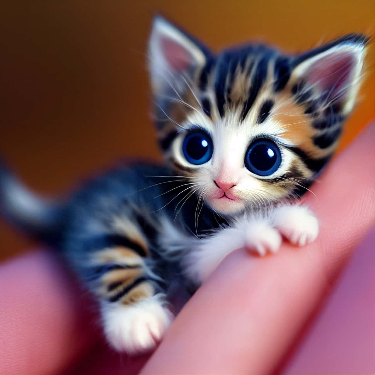 Tittapå Den Här Bedårande Lilla Kattungen!