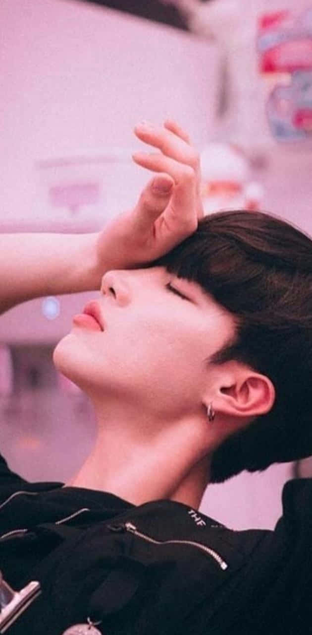 Cute Korean Boy Fainting Position Wallpaper