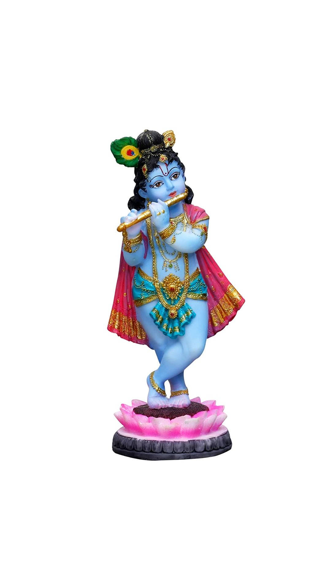 Download Cute Krishna Statue Wallpaper 