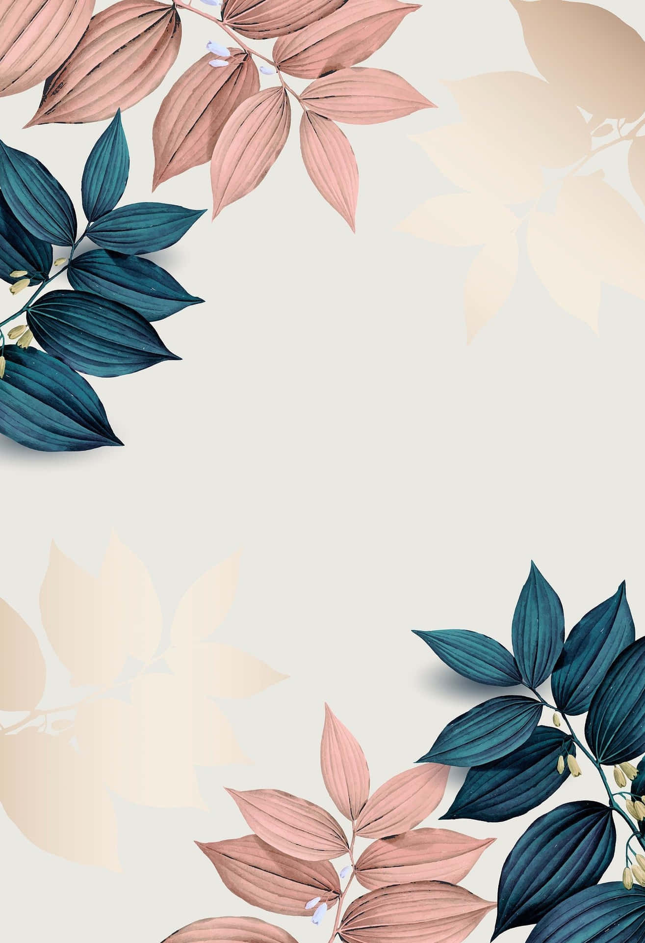 delicate leaves  Phone background patterns Iphone wallpaper pattern Leaves  wallpaper iphone