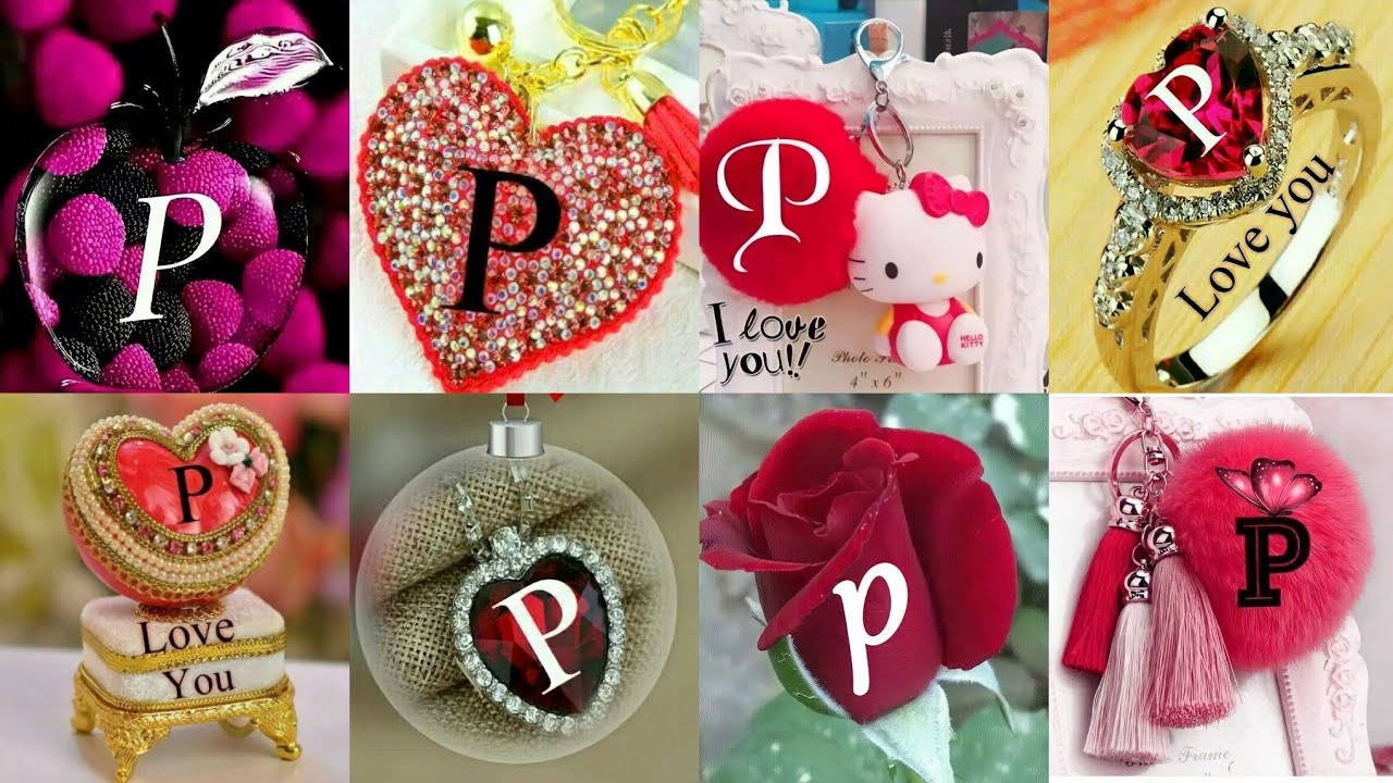 Cute Letter P Collage