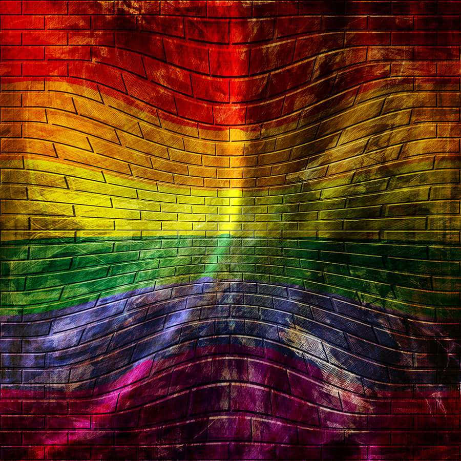 Cute LGBT Flag Digital Artwork Wallpaper